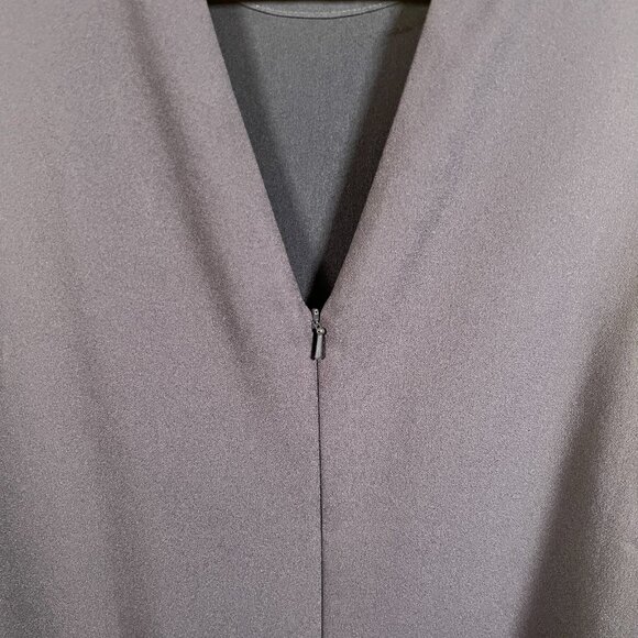 Lilly Pulitzer Brandi Shift Dress Size 12 Navy Blue Beaded Collar Cutout Event - Picture 9 of 12